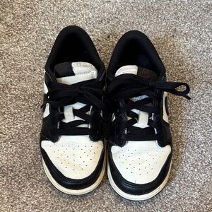 Jordan Kids Black and White Sneakers